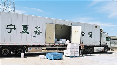     冷涼蔬菜通過冷鏈物流銷往南方市場(chǎng)。