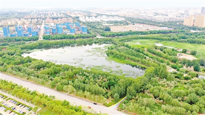 吳忠市聚焦綠色發(fā)展先行市建設(shè)目標(biāo)，深入推進(jìn)生態(tài)環(huán)境保護(hù)工作，生態(tài)環(huán)境質(zhì)量得到明顯改善。          本報實習(xí)生 彭斌 攝